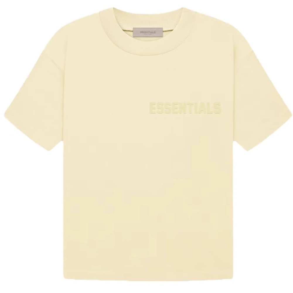 Fear of God Essentials Short Sleeve Tee Shirt Canary